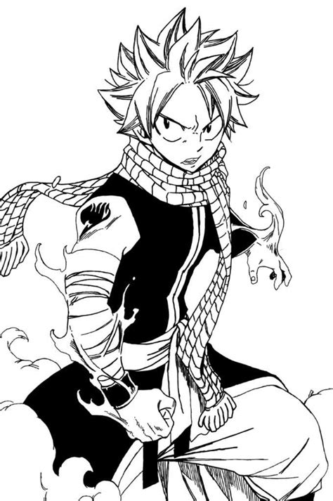 Natsu Coloring Pages Free Wallpapers Hd