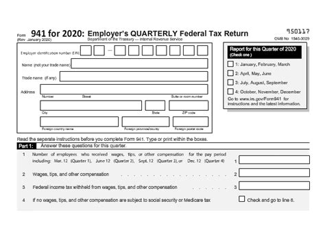 941 Mailing Address Where To Mail Form 941