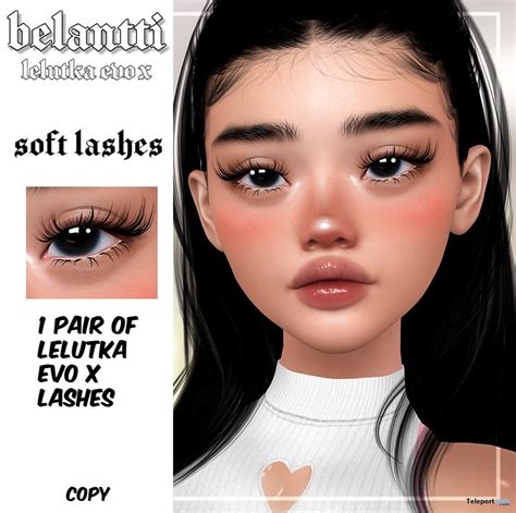 Soft Lashes For Lelutka Evox November 2022 Group T By Belantti