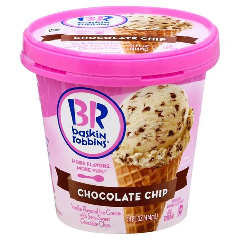 Baskin Robbins Chocolate Chip Ice Cream Shop Ice Cream At H E B
