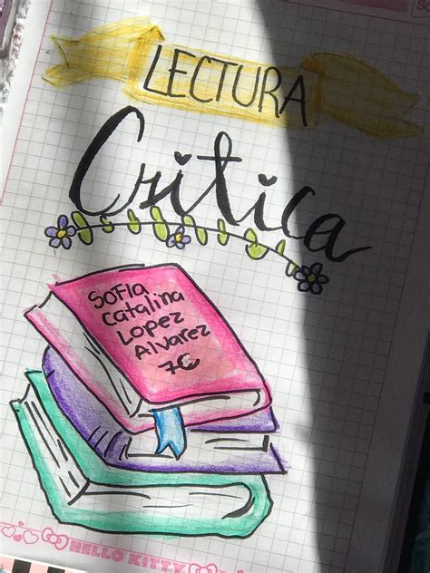 Critica Portada De Lecturas Marcas De Cuadernos Como Marcar Cuadernos