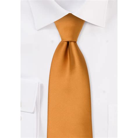 Solid Color Ties Copper Orange Necktie Ties