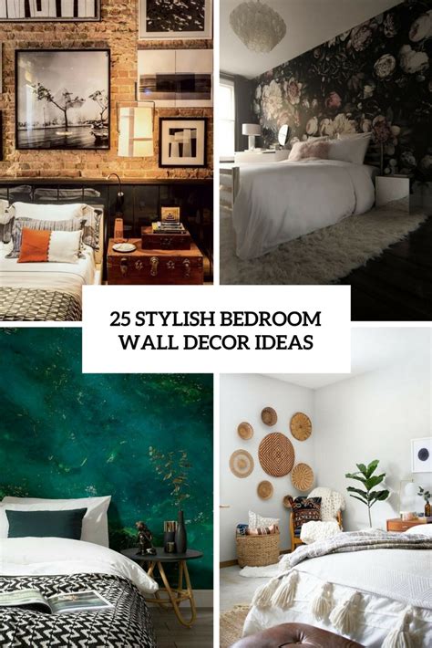 25 Stylish Bedroom Wall Decor Ideas Digsdigs