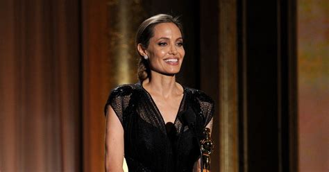 Watch Angelina Jolies Emotional Governors Awards Speech