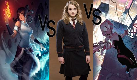 Battleworld Fight 631 Avatar Korra Vs Hermione Granger Vs Spider