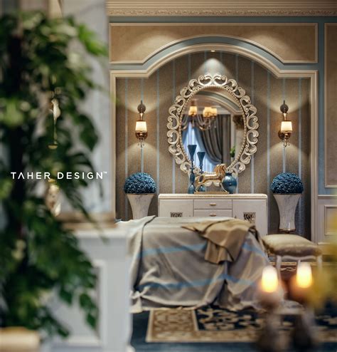 Luxury Master Bedroom Dubai — Taher Design Studio