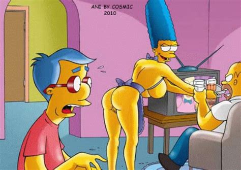 Rule Animated Cosmic Female Homer Simpson Human Male Marge Simpson Milhouse Van Houten The