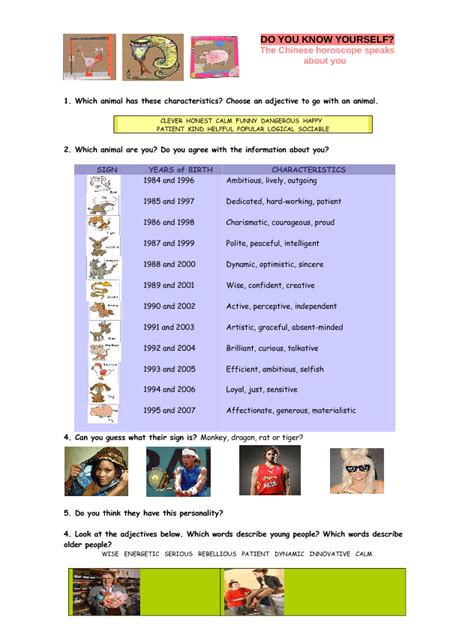 22 Free Horoscopeszodiac Sign Worksheets