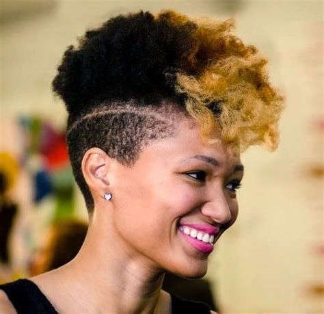 Best Short Natural Mohawk Hairstyles For African American Short Hair