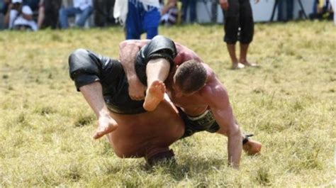 Turkish Wrestlers Compete In 14th Century Era Contest Turkish