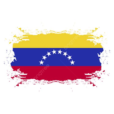 Venezuela Flag Vector Art Png Venezuela Flag In Brush Stroke Free