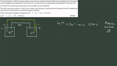 4 Ejercicio 4 Redox Pila Daniell Youtube