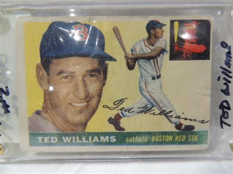 So, what do rickey henderson, kobayahsi, and this ted williams baseball card have in common? 1955 TOPPS #2 TED WILLIAMS BASEBALL CARDS