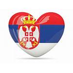 Serbia Heart Icon Flag Non Commercial Country