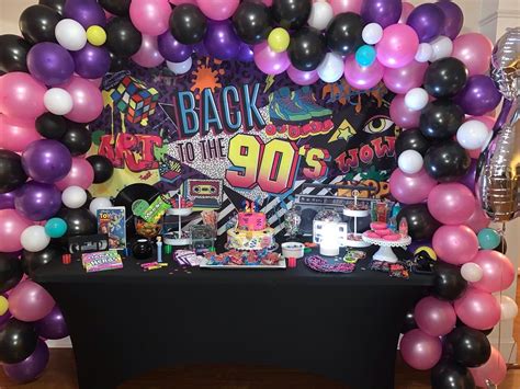 90s Birthday Party Ideas 30th Birthday Party Themes 90s Party Decorations 30th Bday Party