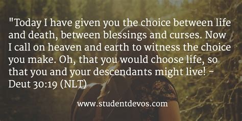 Bible Verses About Choices