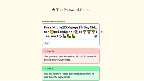How To Beat Rule 24 In The Password Game Prima Games