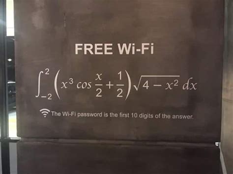 Solving The Free Wifi Equation — No Integrals Needed By Eric Pham
