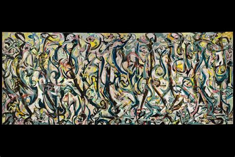 Jackson Pollock Mural 1943 Oil And Casein On Canvas 95 58 X 237 3