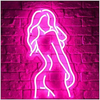 Amazon Com Naked Lady Neon Signs Neon Signs Sexy Lady Back Wall Sign