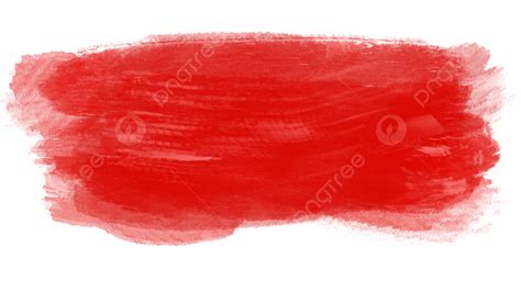 Pincelada De Tinta Aquarela Vermelha Png Vermelho Curso De Pintura