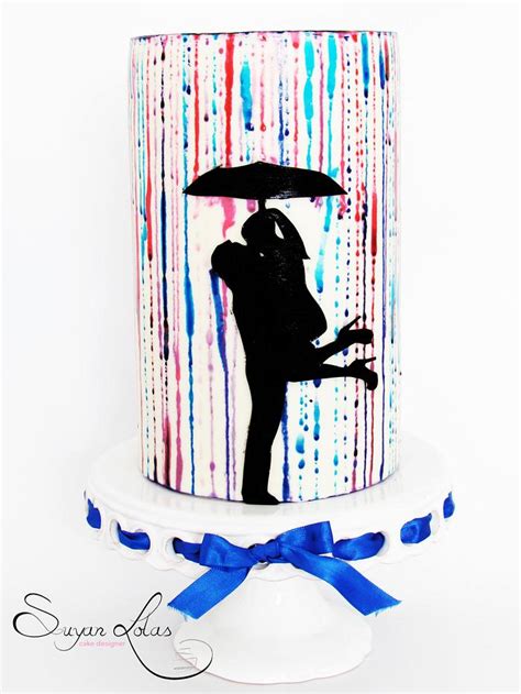 Romantic Silhouette Cake Decorated Cake By Suyan Lolas Cakesdecor