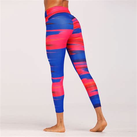 Frecici High Waist Women Yoga Pants 3d Printed Yoga Leggings Workout Sports Fitness Gym Leggings