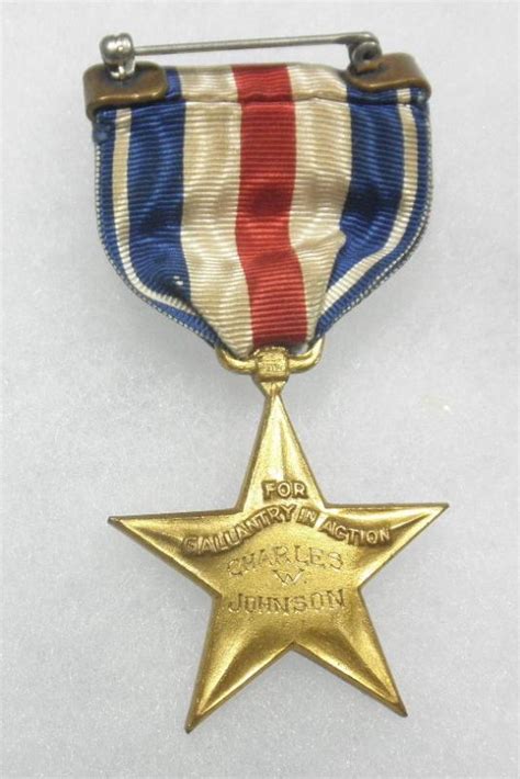 2nd Div Ww1 Silver Star Purple Heart Group Pvt Charles