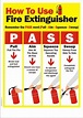 FireExtinguisher-PASS … | Safety posters, Fire safety poster, Fire ...