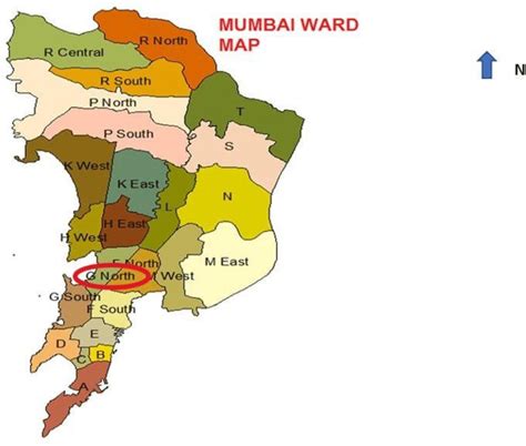 71 Administrative Map Of Mumbai With Ward Divisions 4 Download
