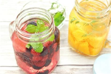 Easy Recipe Detox Water With Frozen Fruits ♪ Refreshing With Mint And