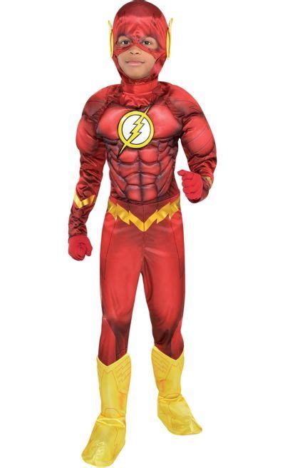 Boys The Flash Muscle Costume Dc Comics New 52 Boy