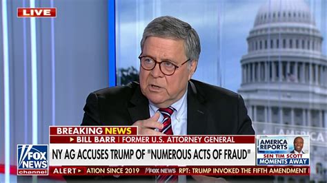 Trump Lawsuit A Political Hit Job By Ny Ag Bill Barr Fox News Video