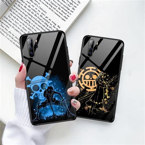 One Piece Luffy Tempered Glass Case For Huawei P40 P30 P20 Pro Lite