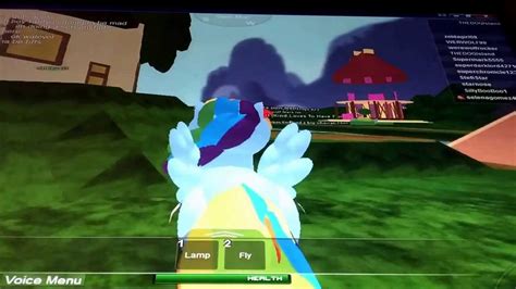 Roblox My Little Pony Walkthrough Part 1 Exploring With Rainbow Dash