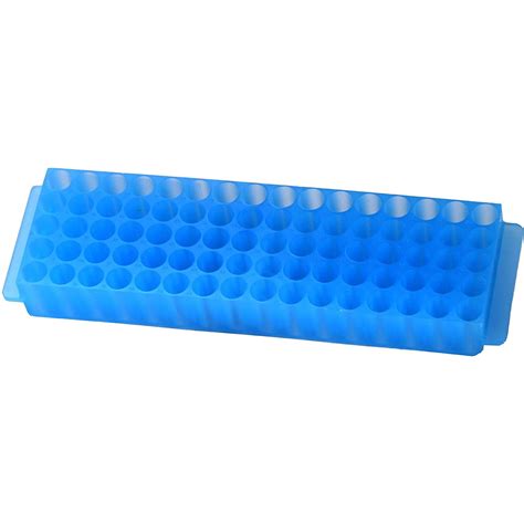 Bio Plas Polypropylene Well Microcentrifuge Tube Rack Autoclavable Blue Pack Of