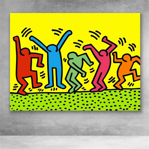 Pin By Popcanvas On Painting Haring Art Keith Haring Art Graffiti