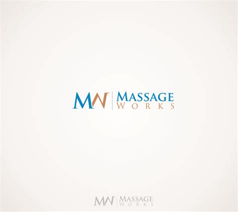 elegant serious massage logo design for massage works by naavyd design 1892254