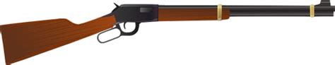 Winchester Model 1873 Rifle Vector Illustration Public Domain Vectors