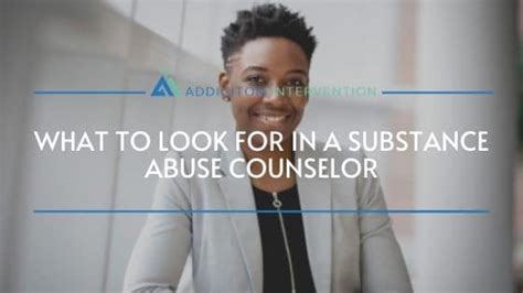 Finding The Right Substance Abuse Counselor Addiction Intervention