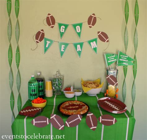 Football Party Ideas Events To Celebrate
