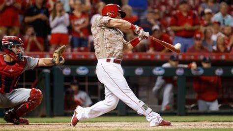 Scooter Gennett Hits 4 Home Runs For Reds To Tie Mlb Record 6abc