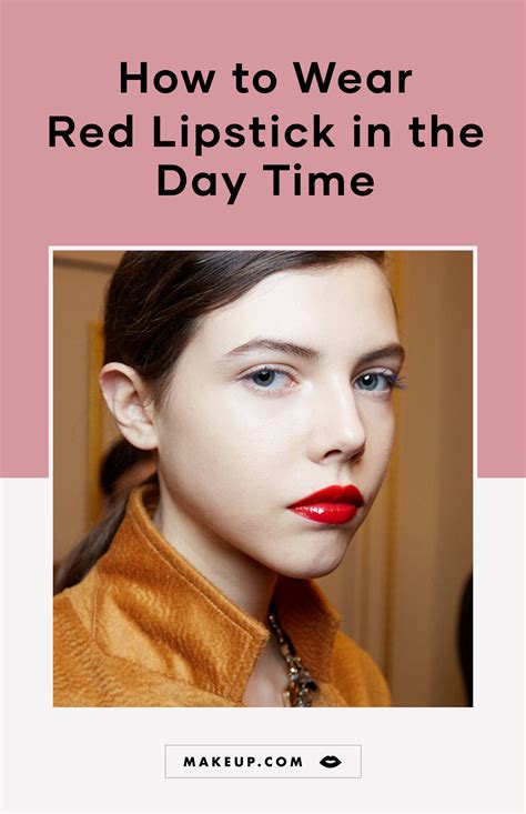How To Wear Red Lipstick During The Day By Loréal Wear