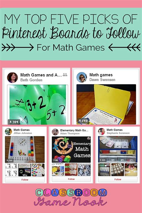 How to set up a pinterest business account. The Classroom Game Nook: 5 Pinterest Boards You Should Be ...