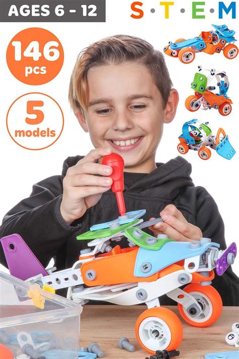 Toy Pal Stem Toys For 6 8 Year Old Boys Girls 7 In 1 Engineering