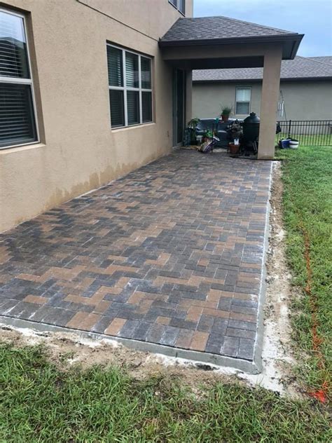 Square Paver Patio Father And Son Landscaping Llc