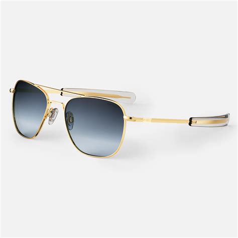 Aviator 23k Gold Sunglasses Randolph Usa