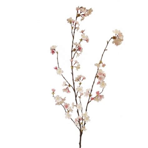 Artificial Cherry Blossom Branch Pink No Leaves 127cm Artificial Flowers