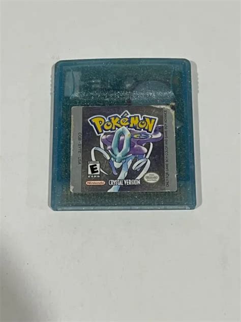 Pokemon Crystal Version Nintendo Game Boy Color Authentic New Battery