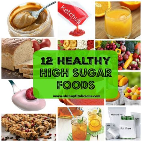 12 Healthy High Sugar Foods Img Skinny Fitalicious